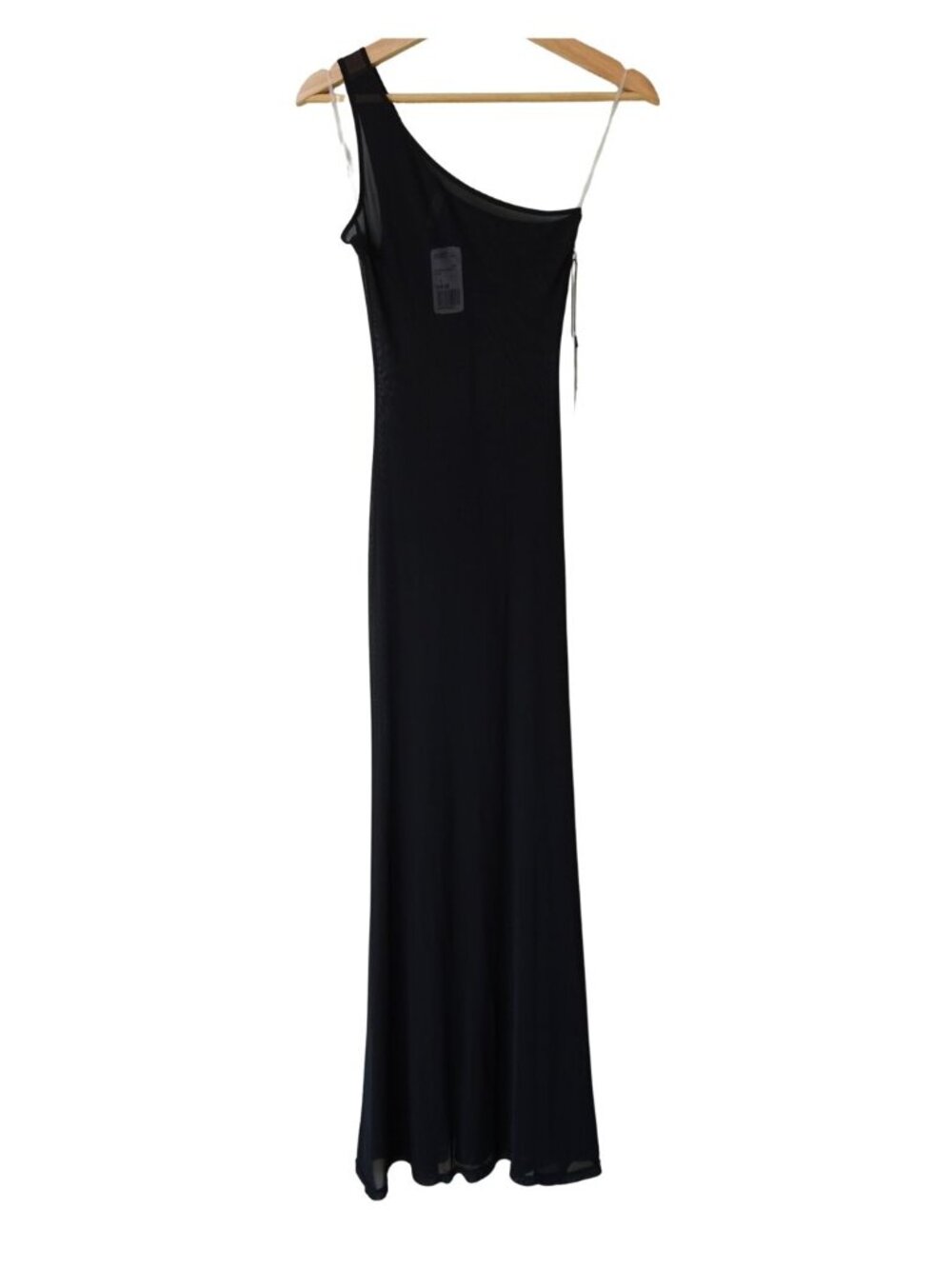 NWT Forever 21 Back Sheer Asymmetrical Off-Shoulder Maxi Dress